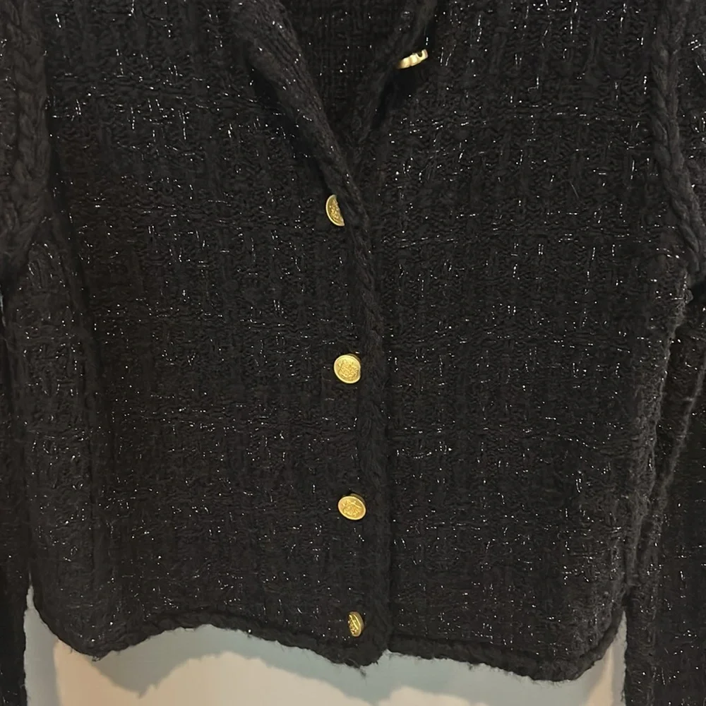 Crew Sparkle Cardigan Size M - Picture 5 of 5